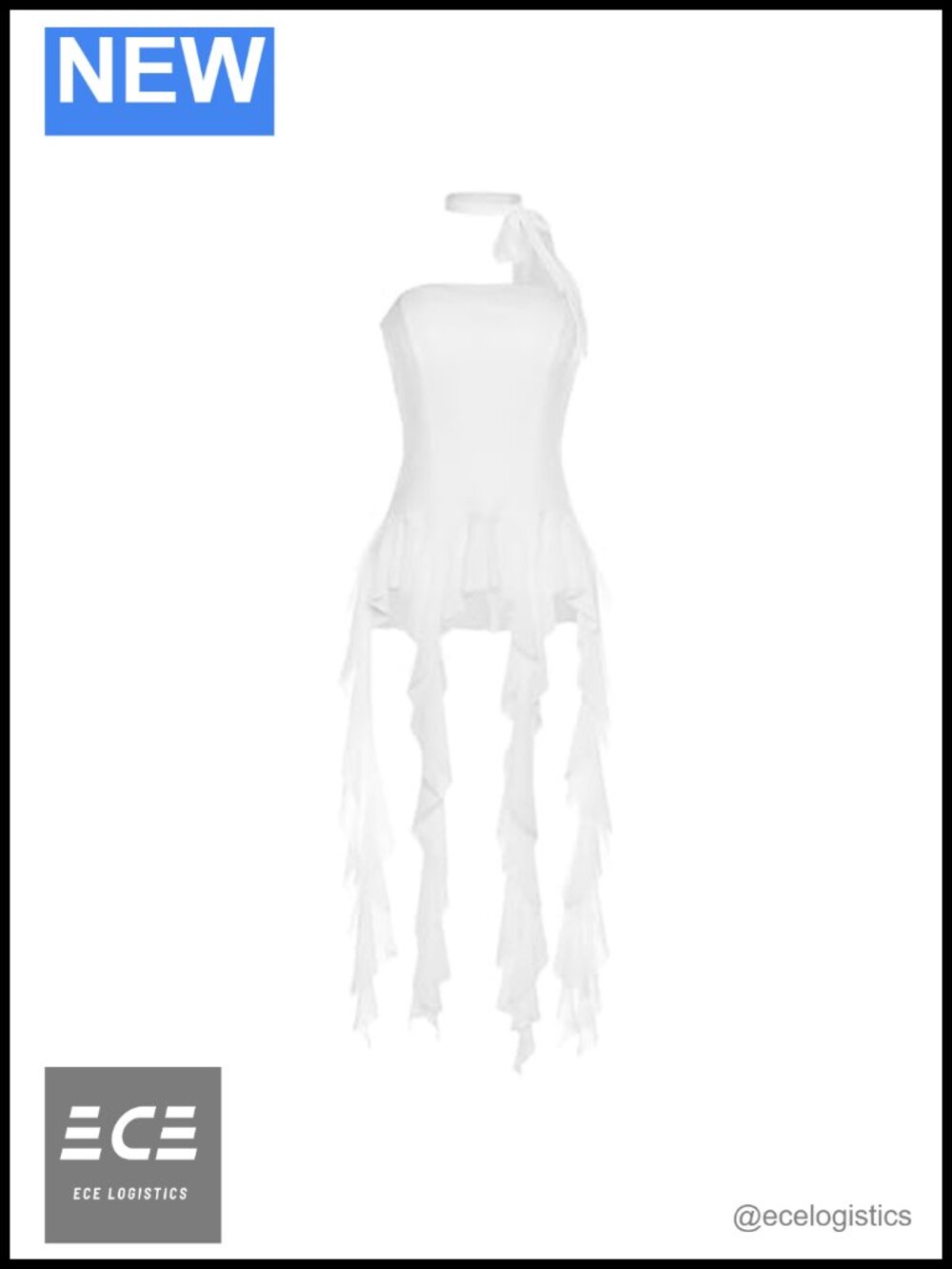 Sleeveless Backless Asymmetrical Ruffle Crop Tank Top – Sexy Going Out Summer